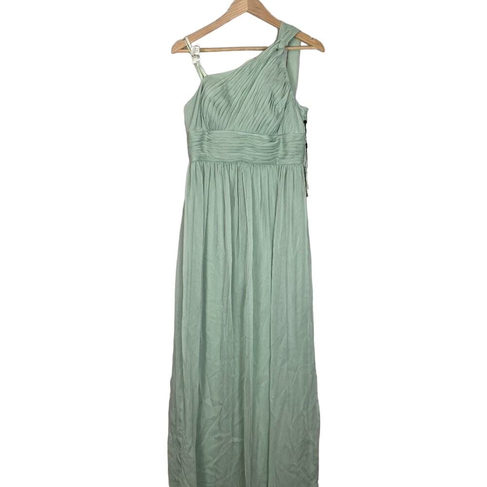Adrianna Papell One Shoulder Chiffon Gown